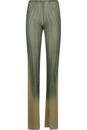 Jean Paul Gaultier Pantalones con estampado de espiral