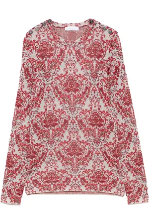 Paco rabanne Top con motivo de cachemira en jacquard