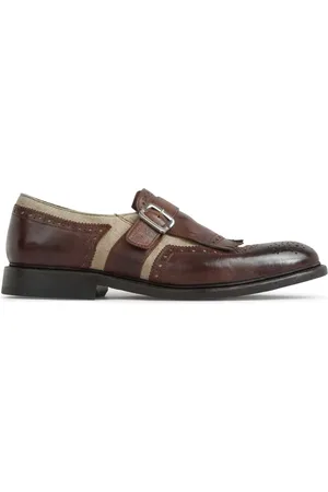 Green george Zapatos monk con paneles