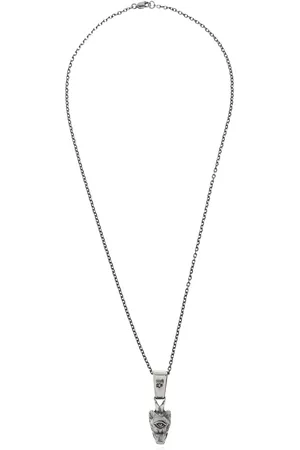 YOHJI YAMAMOTO Collar con dije de daga de lobo