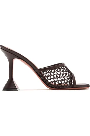 Amina Muaddi Mules Lupita con tacón 95mm