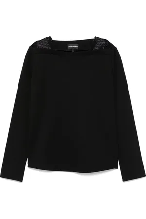 Emporio Armani Sudadera con detalles de cristal