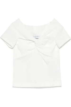 PHILOSOPHY DI LORENZO SERAFINI Playera con detalle de nudo
