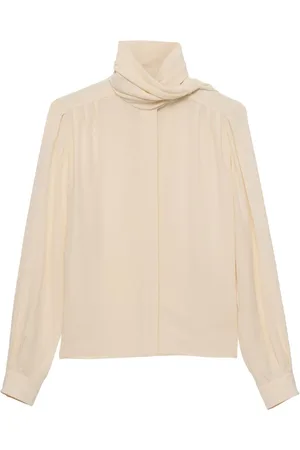 Prada Camisa con detalle de mascada