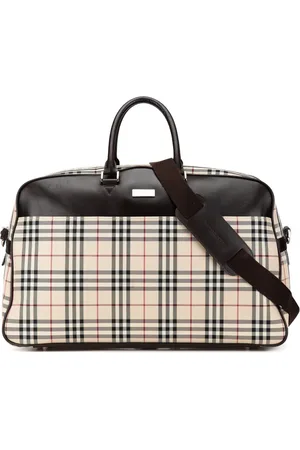 Burberry Bolsa de viaje House Check Canvas 2000-2017