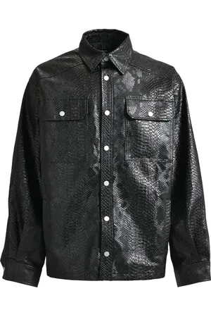 Breathe Camisa con efecto de piel de cocodrilo