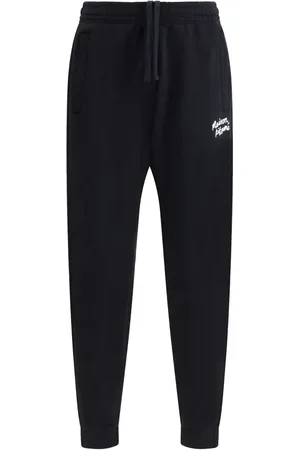 Maison Kitsuné Pants con logo estampado