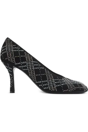 Burberry Zapatillas de gamuza con detalles de cristal