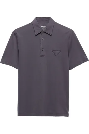 Prada Playera tipo polo de piqué