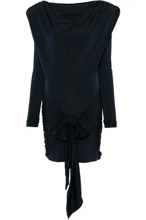 ROTATE Vestido corto con detalle drapeado