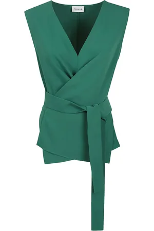 P.A.R.O.S.H. Top con detalle cruzado
