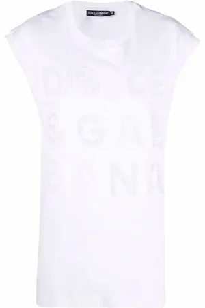 Dolce & Gabbana Playera con detalles de aberturas