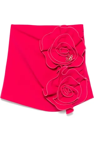 MISS BLUMARINE Falda con aplique floral