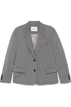 Low Classic Mélange-effect blazer
