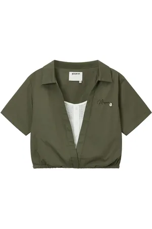 Musium Div. Camisa con logo bordado