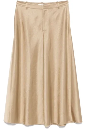 Vince Falda midi con efecto satinado