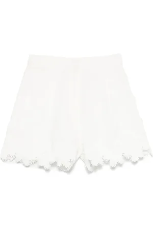 Maje Shorts con detalle de encaje guipure