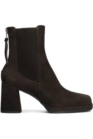 MARA BINI Botas de gamuza con tacón de 80mm
