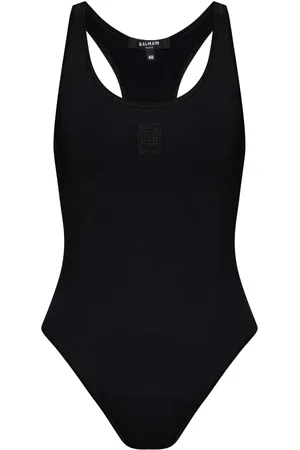 Balmain Traje de baño con tiras cruzadas