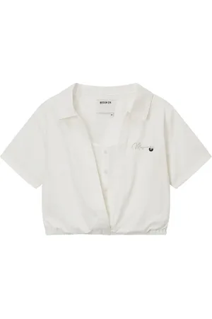 Musium Div. Camisa con logo bordado
