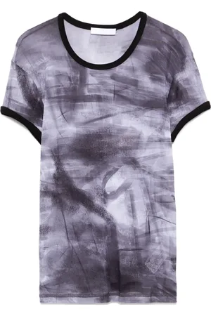 Helmut Lang Playera con estampado gráfico