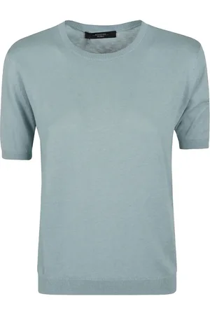 Max Mara Top con cuello redondo