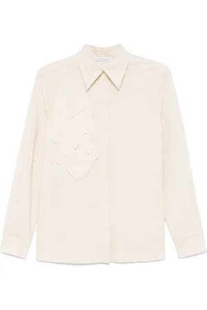 Alberta Ferretti Camisa con detalle de cortes a láser