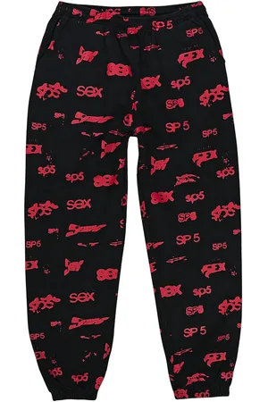 Sp5der Pants Black con estampado gráfico