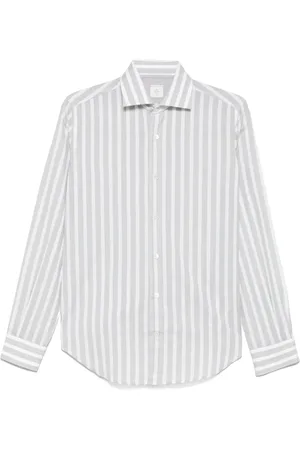 ELEVENTY Camisa con rayas estampadas