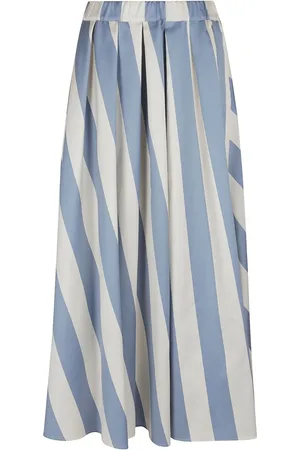 Max Mara Falda larga con diseño plisado