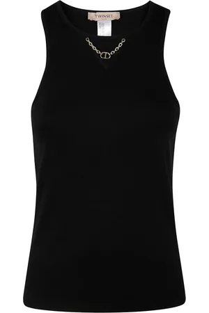 Twin-Set Top con placa del logo
