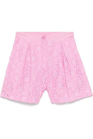 MISS GRANT Shorts con encaje floral