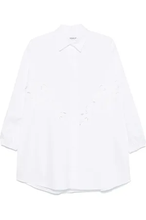 Dondup Vestido camisero con bordado