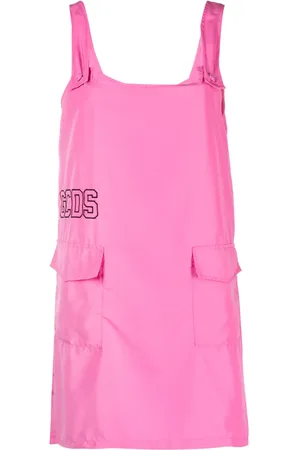 GCDS Vestido corto con logo bordado