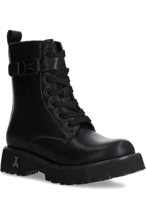 Patrizia Pepe Girl Botines con placa del logo