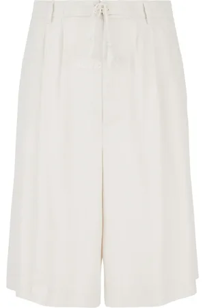 GCDS Bermudas con pinzas y logo bordado