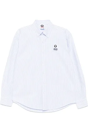A Bathing Ape Camisa con parche del logo