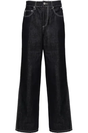 GCDS Jeans anchos con tiro medio