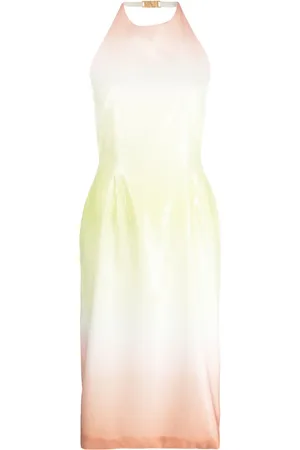 GCDS Vestido con detalles lentejuelas y cuello halter
