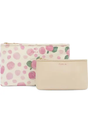 Furla Cosmetiquera con motivo de rosa