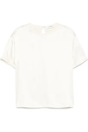 Lisa Yang Playera con cuello redondo