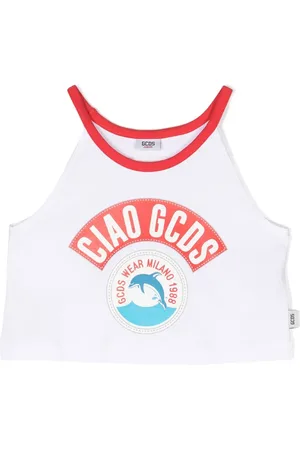 GCDS Camiseta con logo estampado