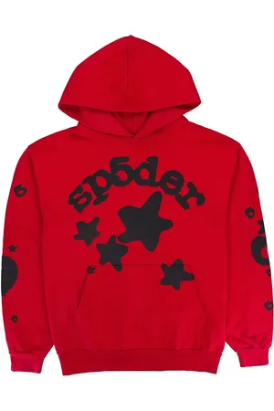 Sp5der Hoodie Beluga Red