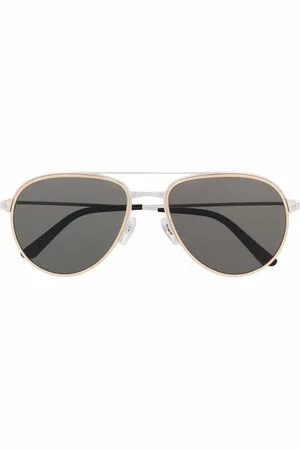 Cartier Lentes de sol Santos de Cartier con armazón piloto