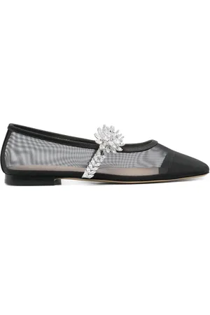 Mach & Mach Lotus Flower ballet flats