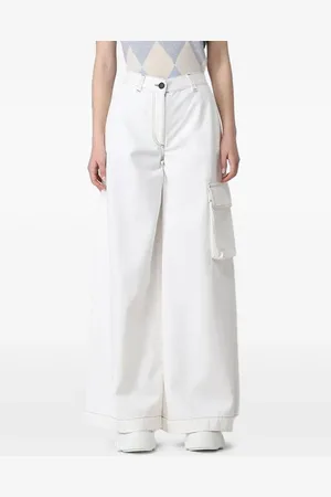 BALLANTYNE Jeans cargo con diseño ancho