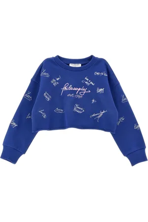 PHILOSOPHY DI LORENZO SERAFINI Sudadera con eslogan bordado