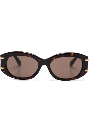 Dolce & Gabbana Lentes de sol con placa del logo DG