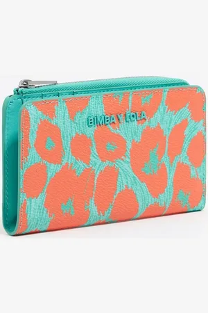 Bimba y Lola Cartera con estampado de leopardo y cierre