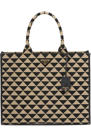 Prada Tote Symbole grande en jacquard